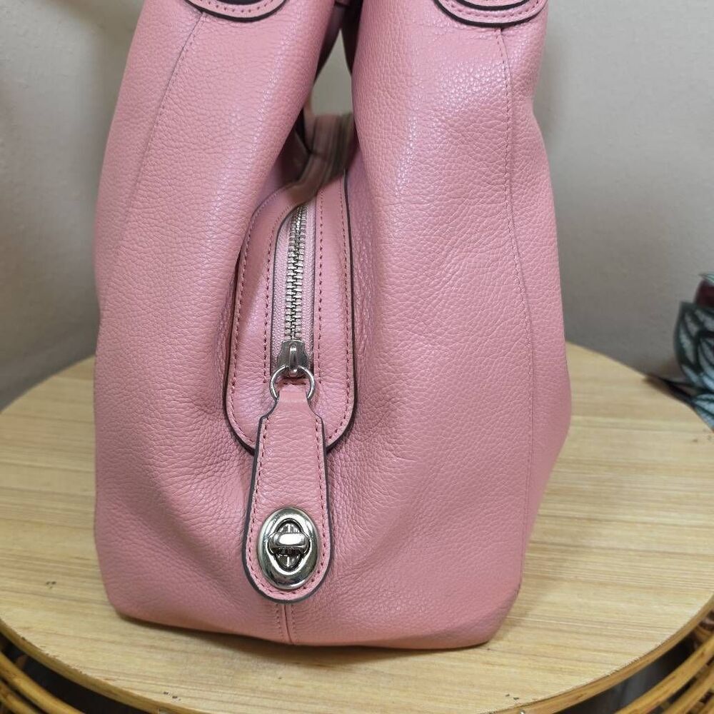 Coach Blush Pink Edie Shoulder Bag + Matching Wallet - Picture 9 of 16